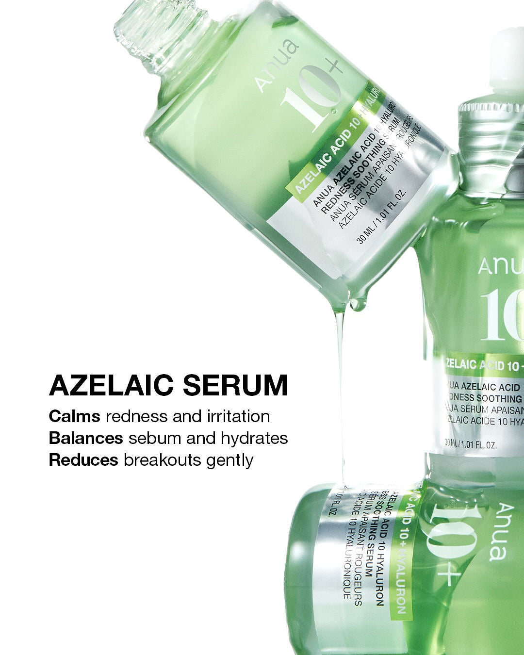 Anua - Azelaic Acid 10 Hyaluron Redness Soothing Serum
