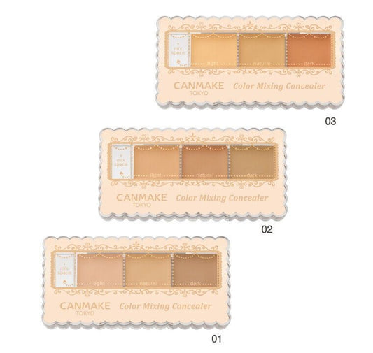 Canmake 🇯🇵- Color mixing concealer  [02 Natural Beige]