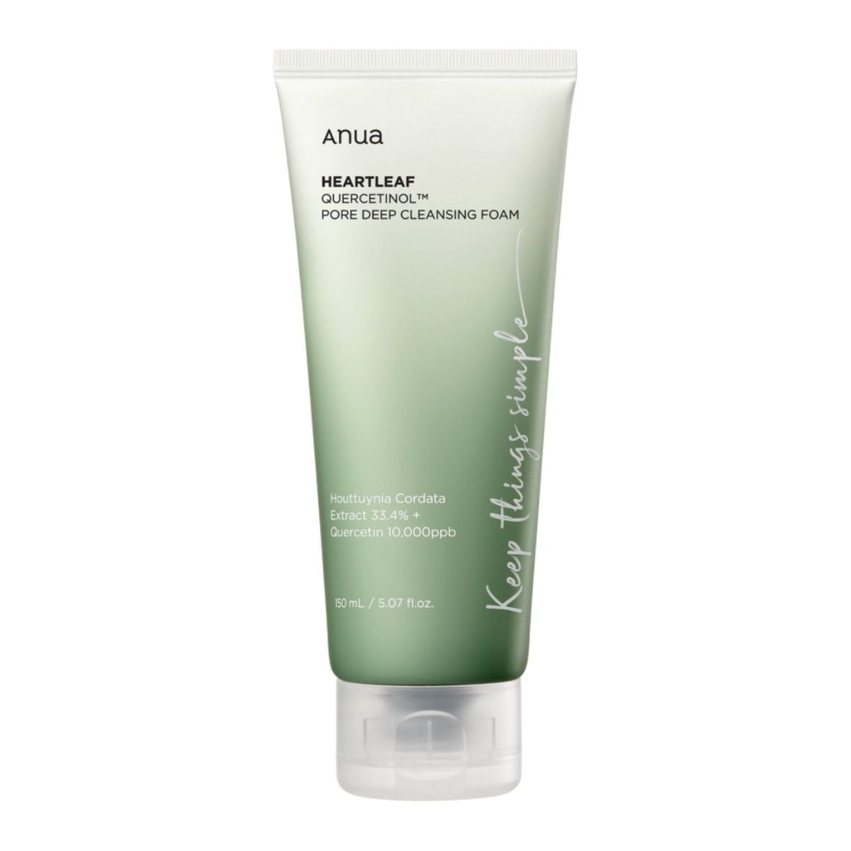 Anua - Heartleaf Quercetinol Pore Deep Cleansing Foam