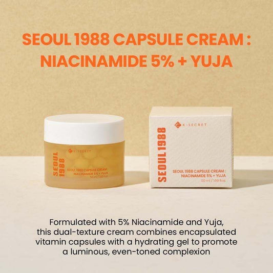 KSECRET - SEOUL 1988 Capsule Cream : Niacinamide 5% + Yuja
