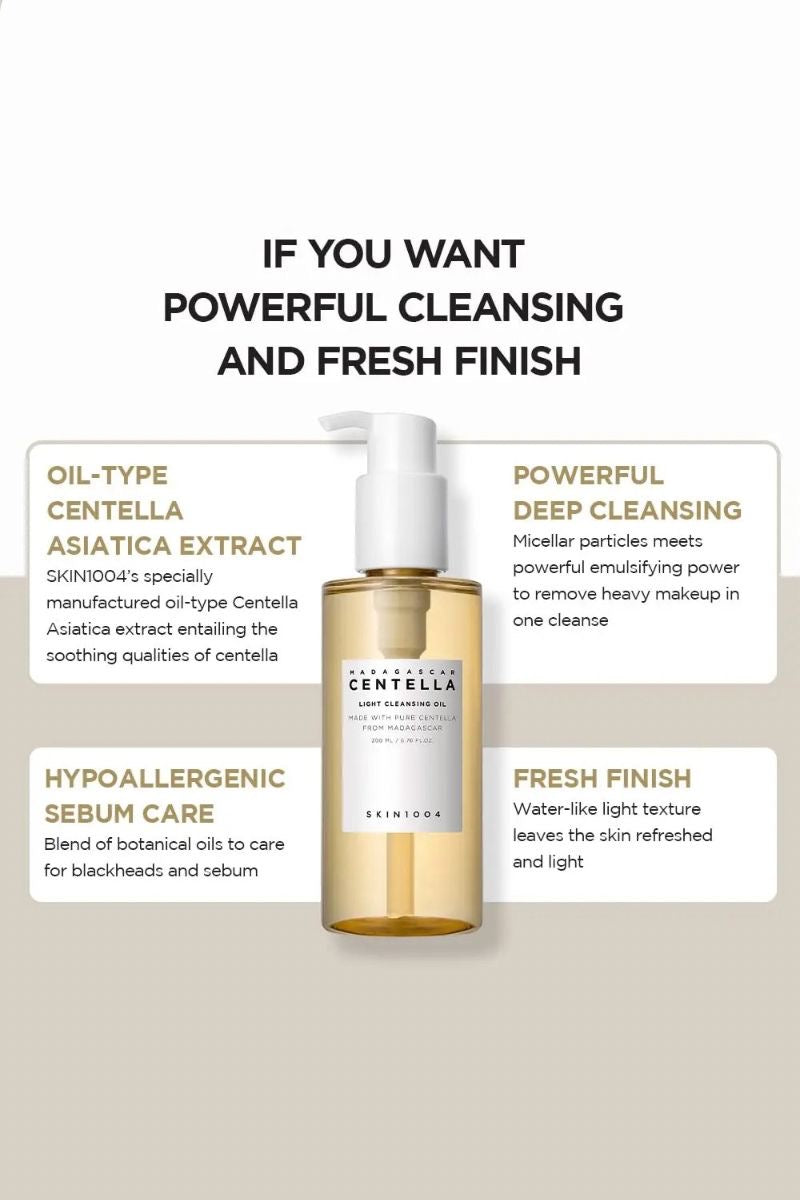 SKIN1004 - Madagascar Centella Light Cleansing Oil